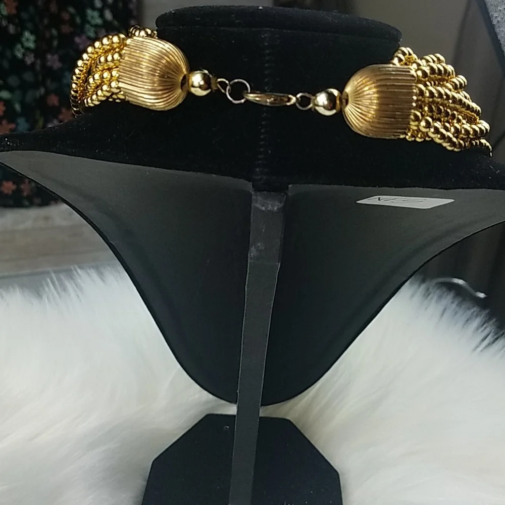 Fashion Jewelry, Gold plated rope necklace - Picture 4 of 4